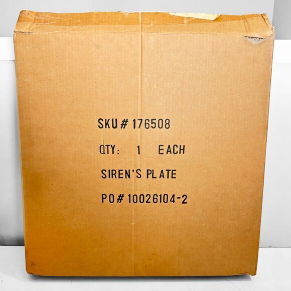 Starbucks 2002 Barista Siren's Plate 35/1200 Hand Painted Ltd Edition Lrg 18.75" - Picture 11 of 12